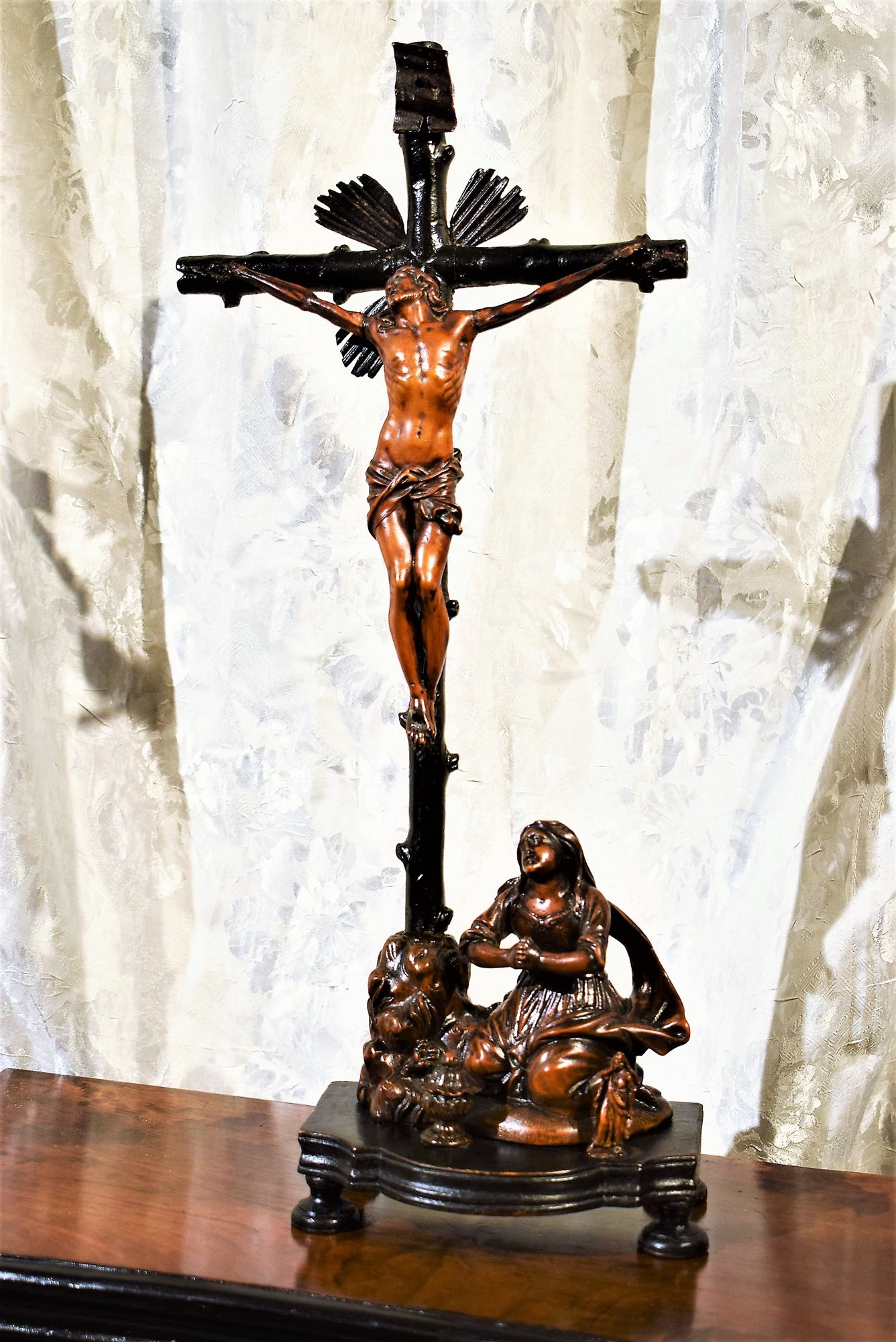 Christ Crucified and the Virgin on Calvary